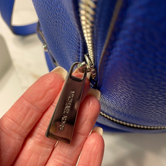 Michael Kors Large Rhea Backpack, gently used - Picture 4 of 13